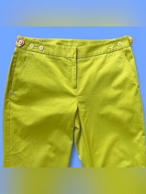 Sigrid Olsen Bright Lime Pants